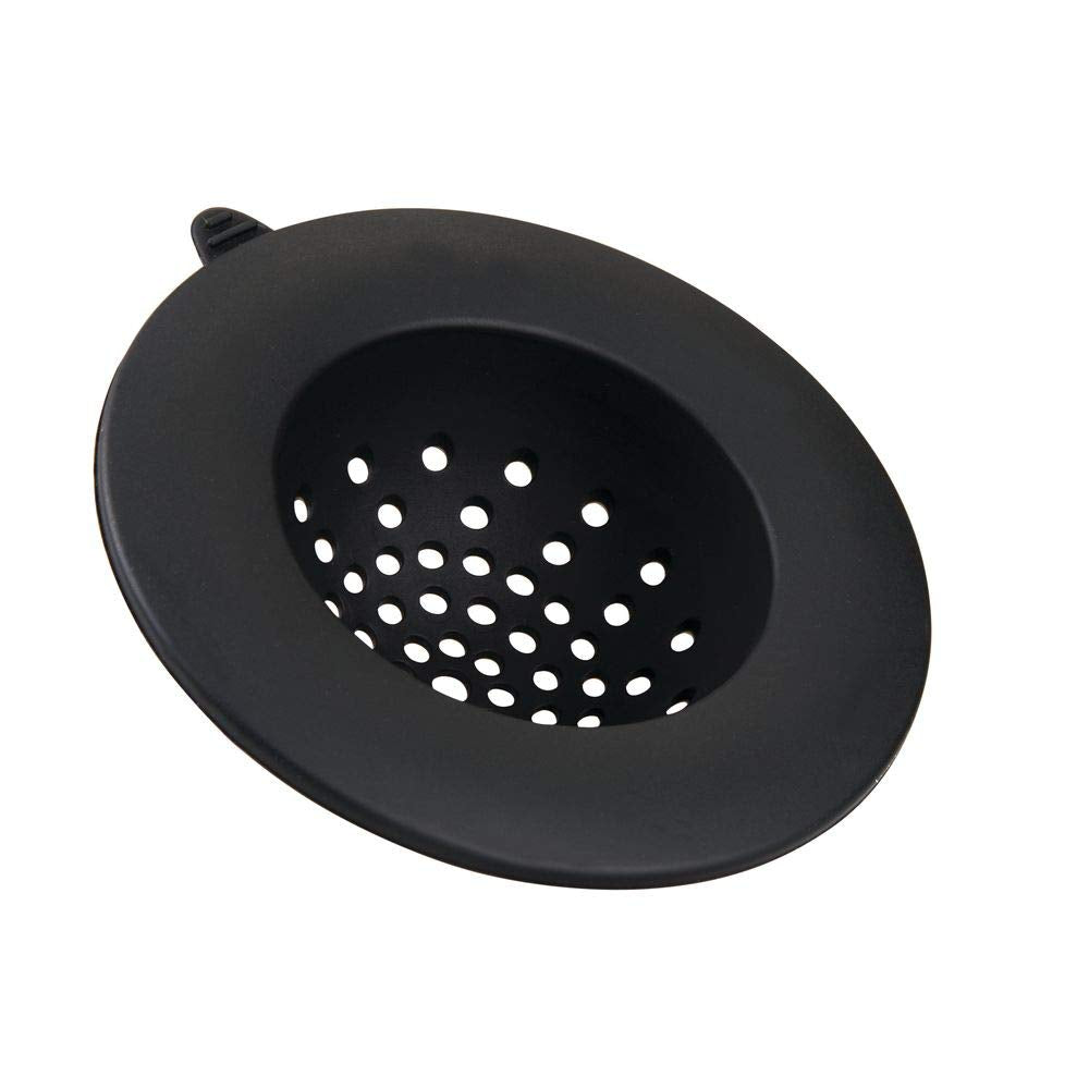 Filtro de silicona negro para fregadero