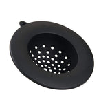 Filtro de silicona negro para fregadero