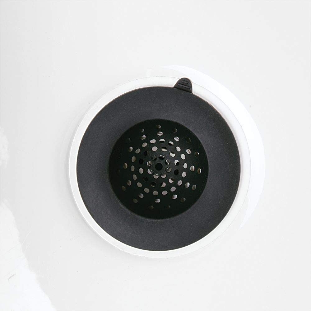 Filtro de silicona negro para fregadero