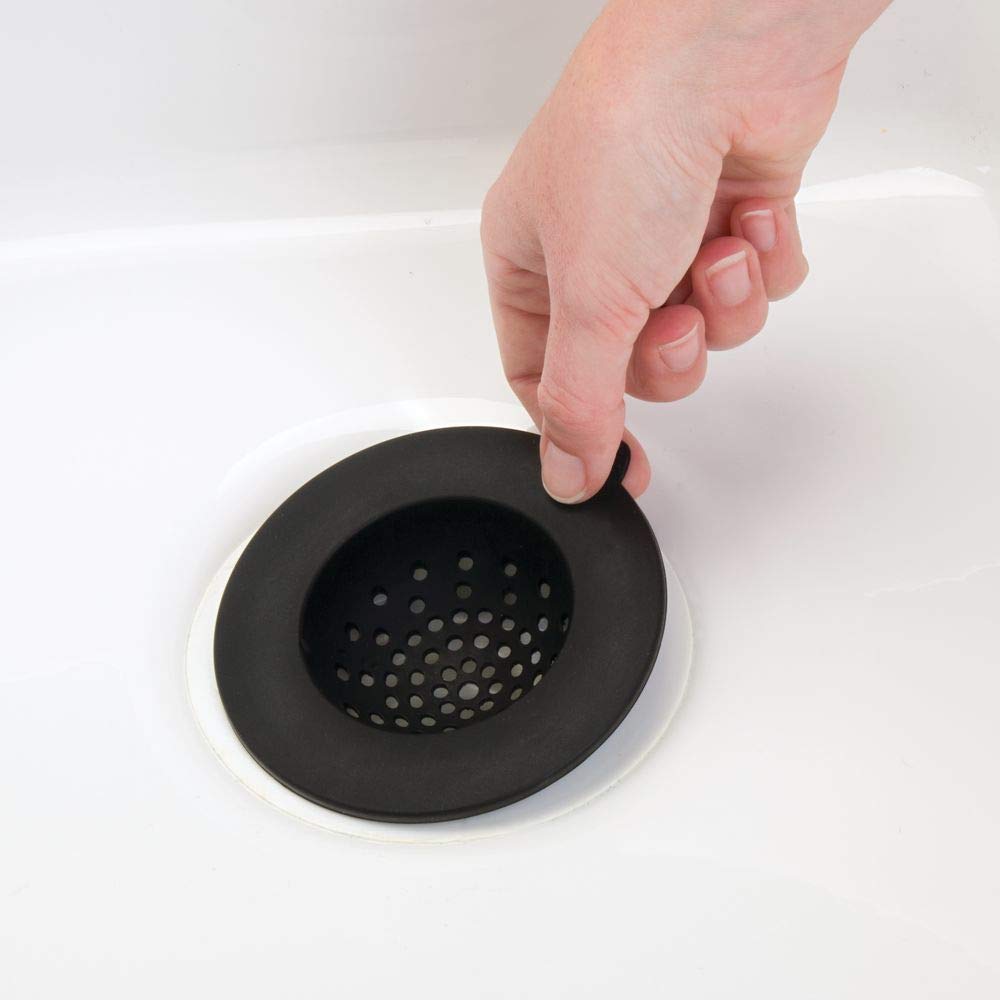 Filtro de silicona negro para fregadero