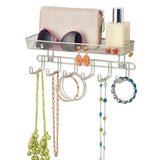 SATIN CLASSICO WALL MOUNT JEWELRY ORGANIZER - 11"