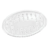 Pequeño protector de jabón transparente, juego de 2