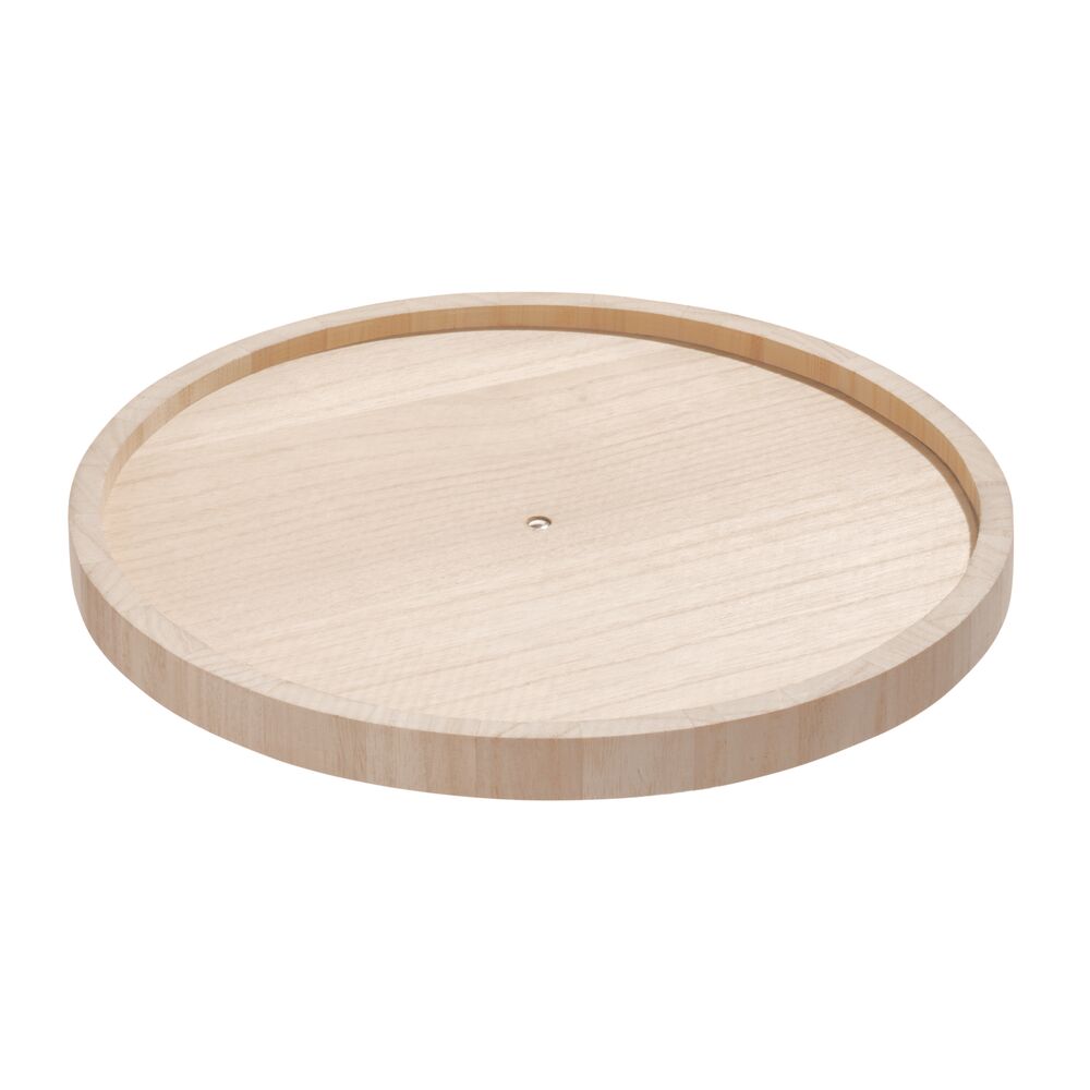Plataforma giratoria de madera natural de 10.5"