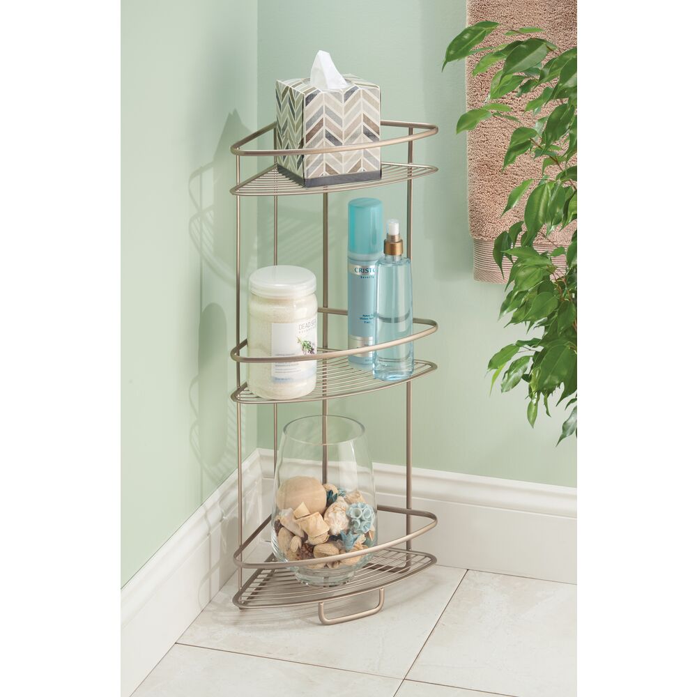 Satin 3 Tier Shower Shelf