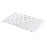 Alfombrilla grande transparente para fregadero Hexagonal