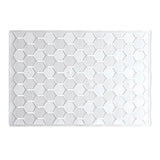 Alfombrilla grande transparente para fregadero Hexagonal