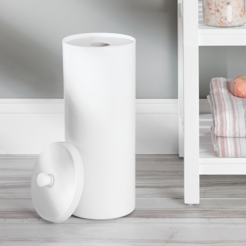 Dispensador de reserva de papel higiénico blanco