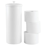 Dispensador de reserva de papel higiénico blanco