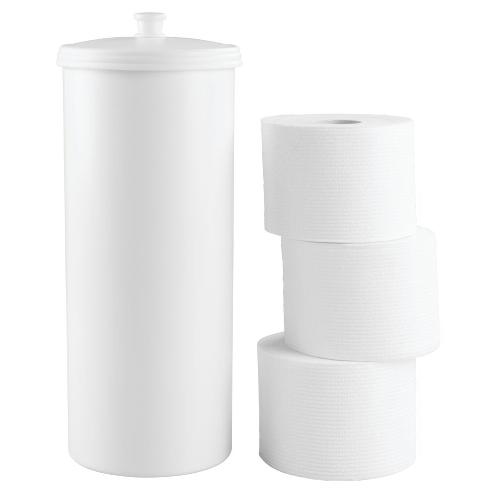 Dispensador de reserva de papel higiénico blanco