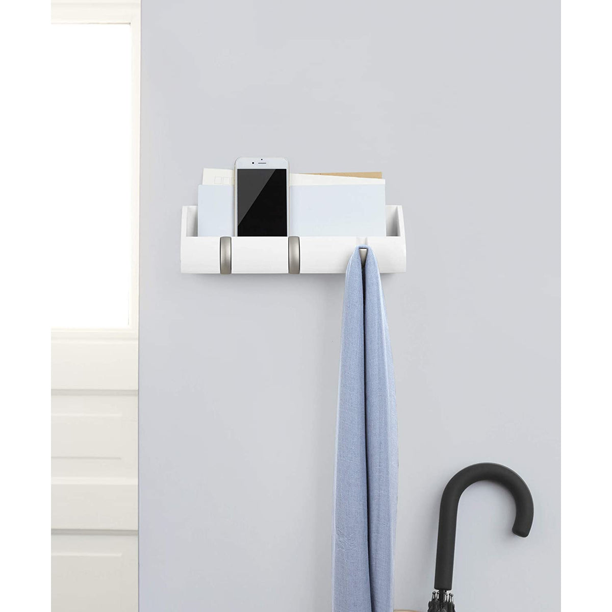 Mini Organizador Cubby de 3 ganchos