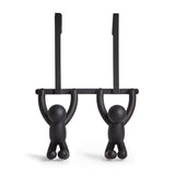 Gancho Doble Para Puerta Buddy Negro
