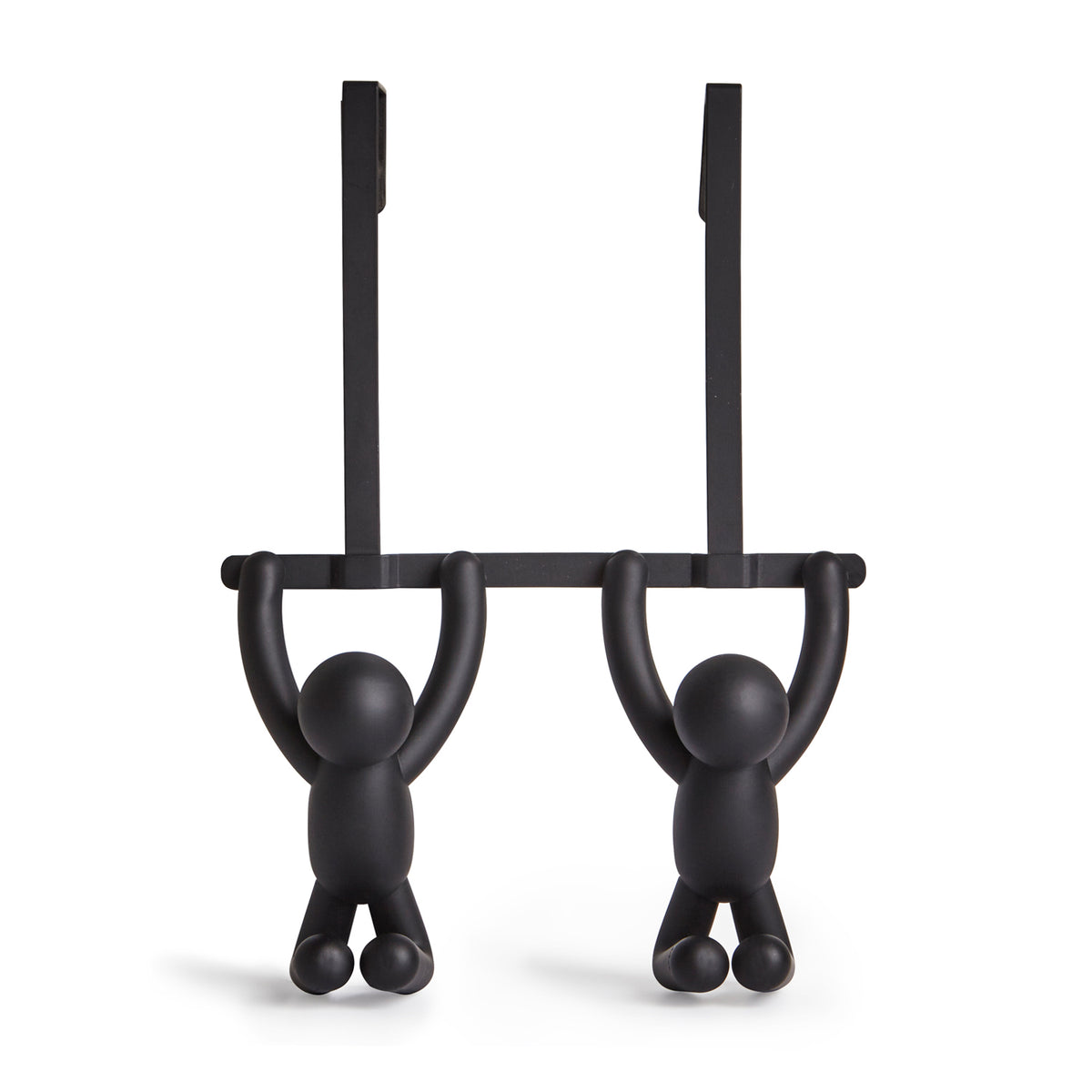 Gancho Doble Para Puerta Buddy Negro