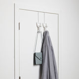 Colgador doble sobre la puerta Buddy, blanco
