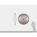Reloj de pared metálico Níquel