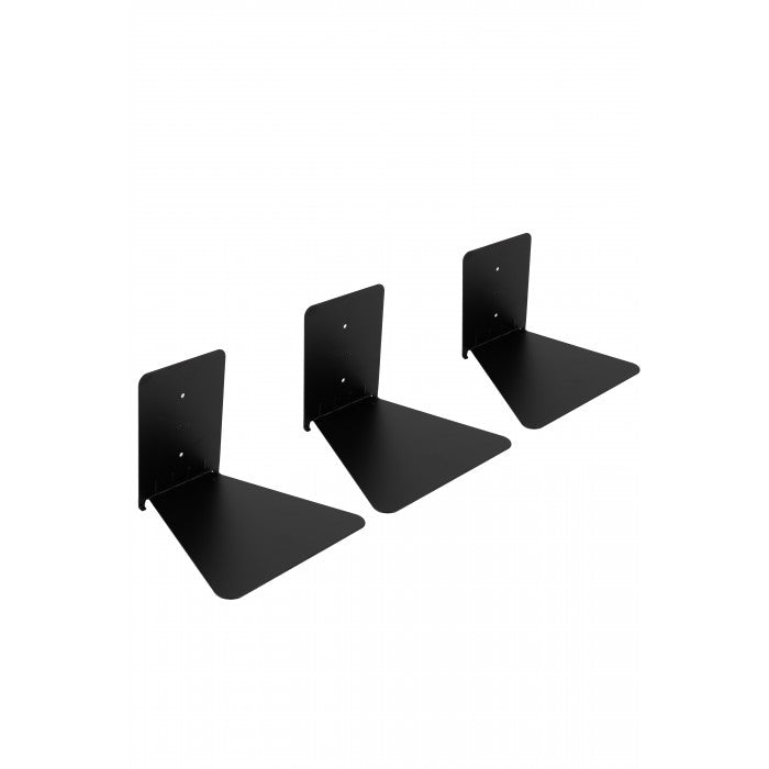 ESTANTE INVISIBLE OCULTO GRANDE NEGRO CONJUNTO DE 3