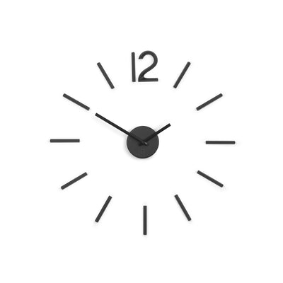 Blink Reloj de pared negro
