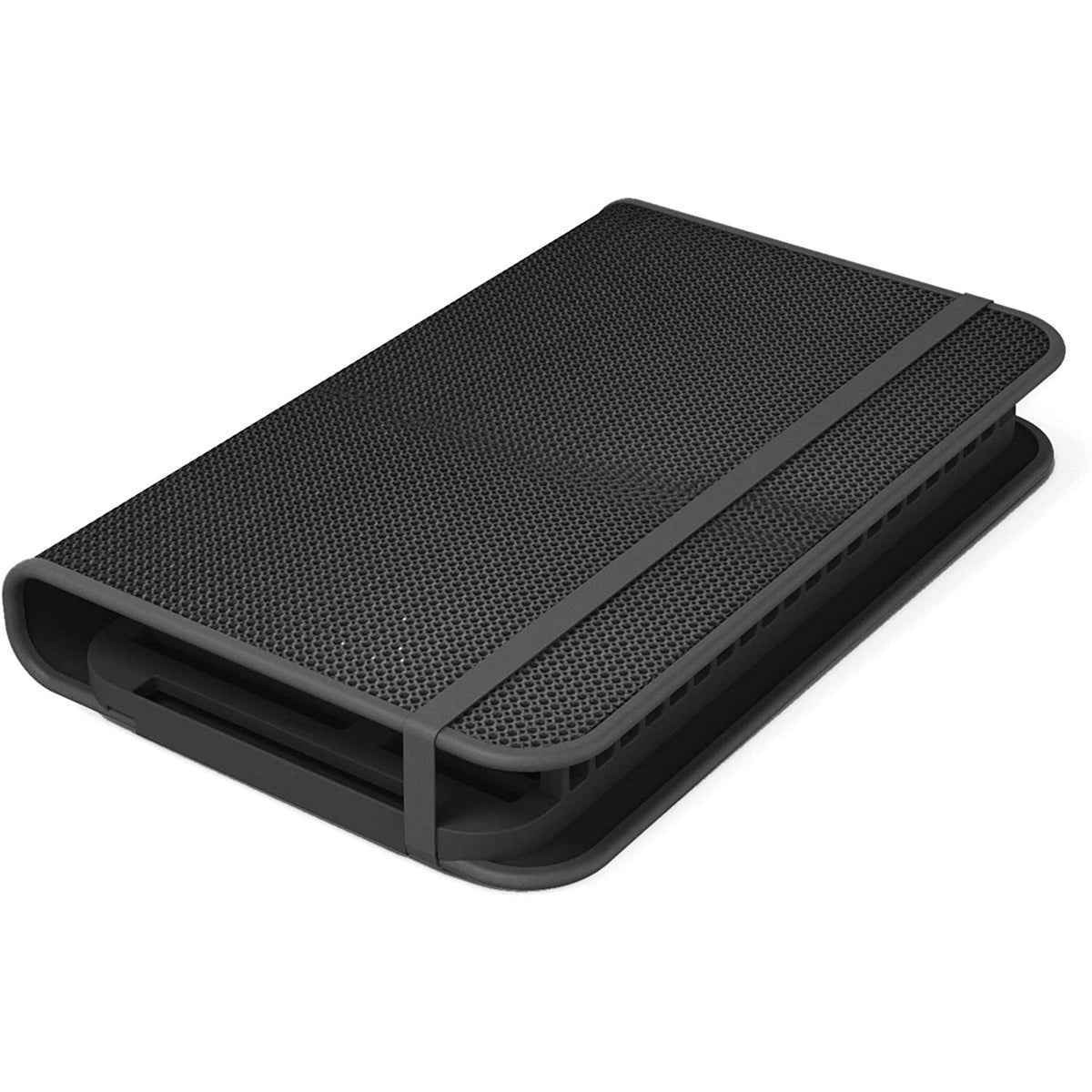 ESCURRIDOR DE PLATOS UDRY CON SOPORTE PARA COPAS NEGRO