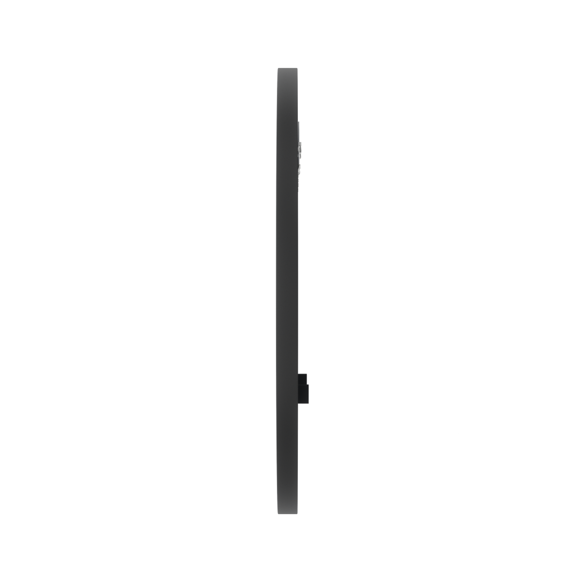 Espejo de pared Hub de 18" negro