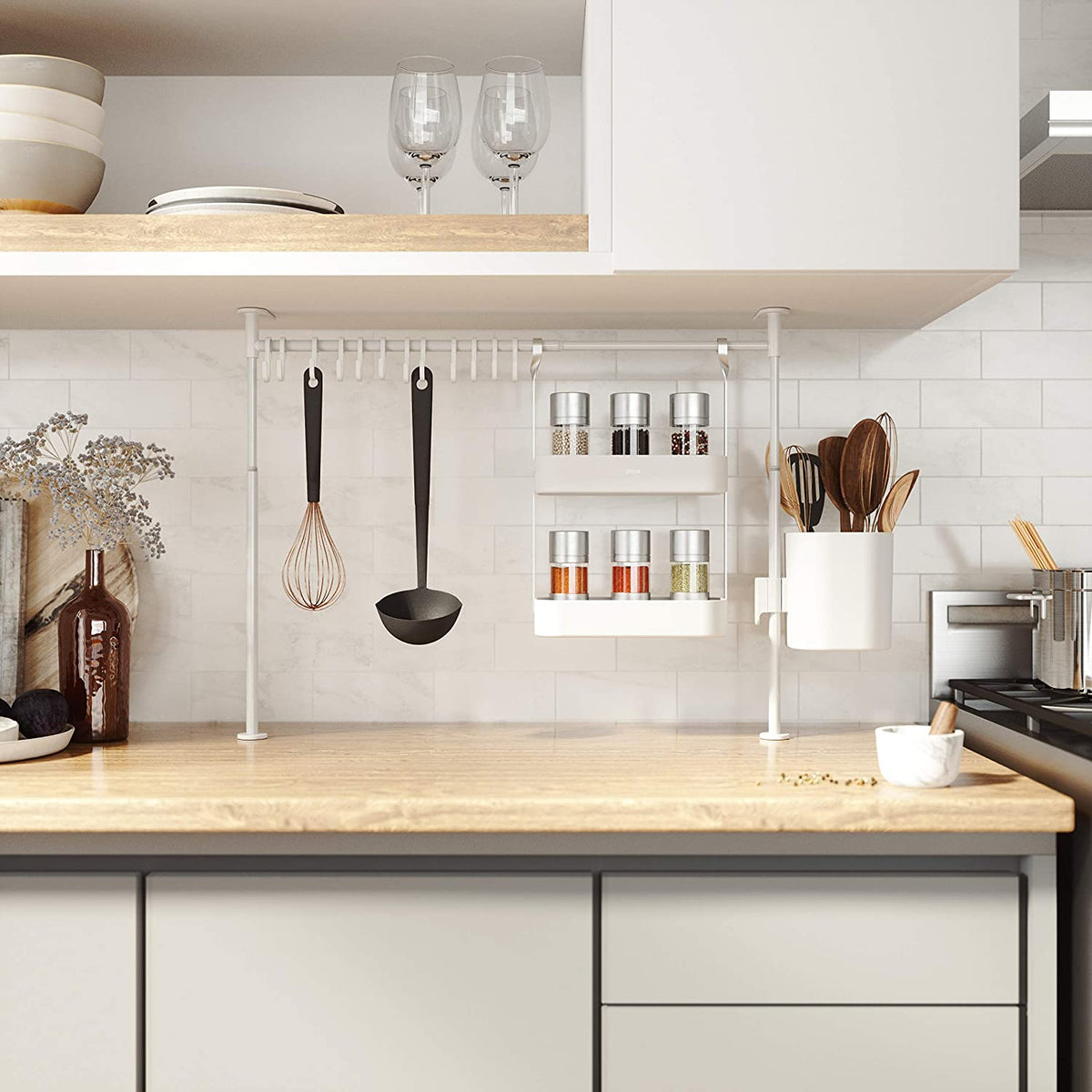 ANYWHERE TENSION KITCHEN ORGANIZER