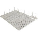 PEGGY ORGANIZADOR DE CAJONES JUEGO DE 4 GRIS