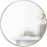 HUBBA MIRROR 18" BRASS