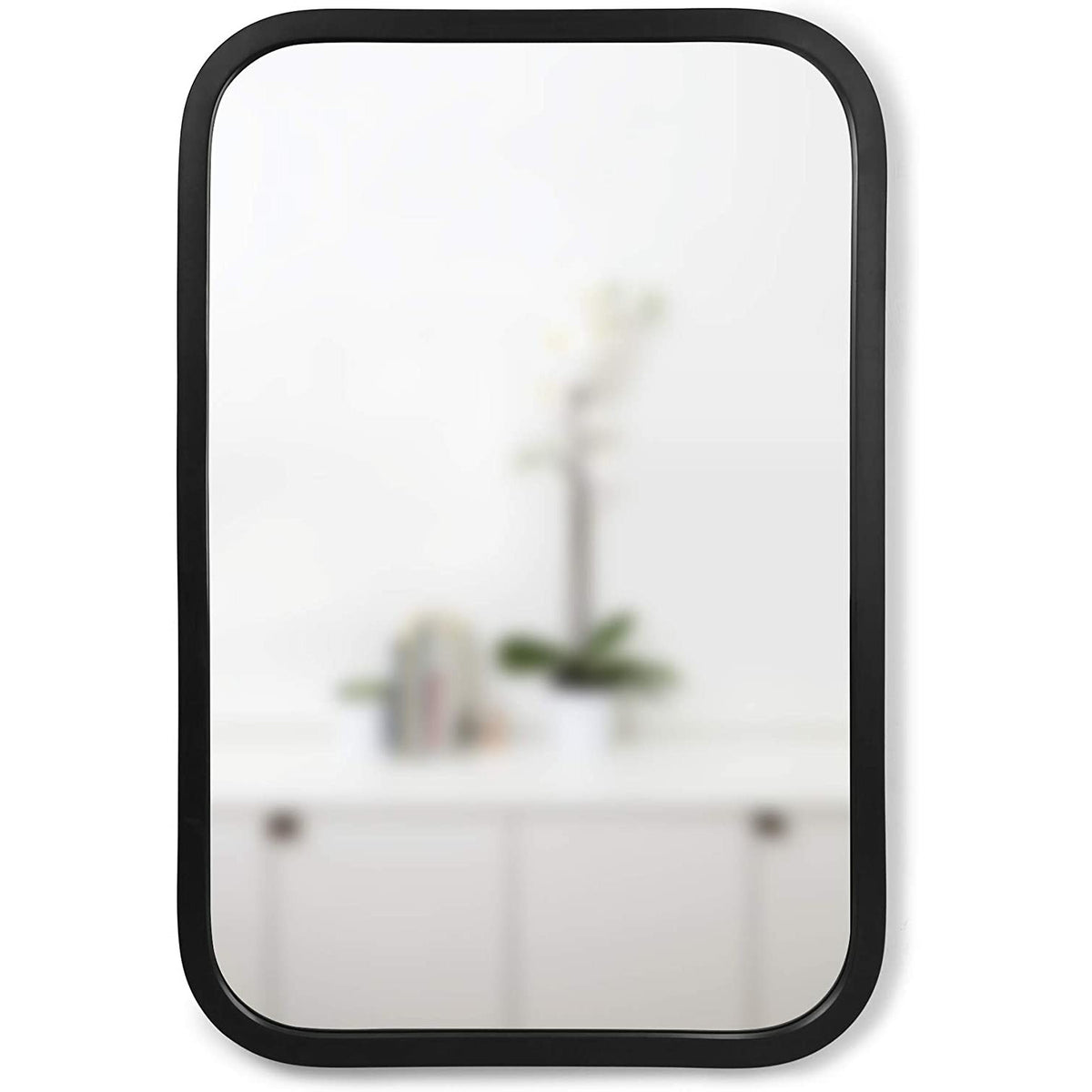 HUB MIRROR RECTANGLE 16 x 24" BLACK
