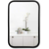 HUB MIRROR RECTANGLE 16 x 24" BLACK