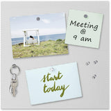 BULLETBOARD 12X12" WHITE