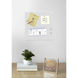BULLETBOARD 12X12" WHITE