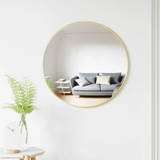 CONVEXA MIRROR BRASS