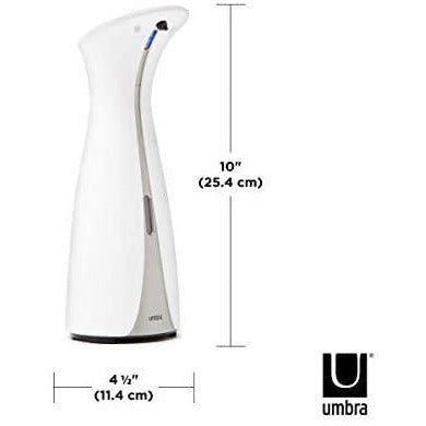 DISPENSADOR AUTOMÁTICO DE JABÓN OTTO 250 ML BLANCO / GRIS