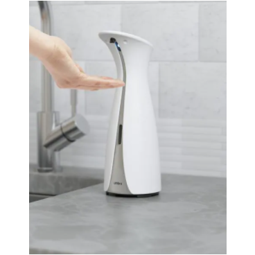 DISPENSADOR AUTOMÁTICO DE JABÓN OTTO 250 ML BLANCO / GRIS