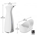 DISPENSADOR DE JABÓN AUTOMÁTICO OTTO CON CESTA BLANCO