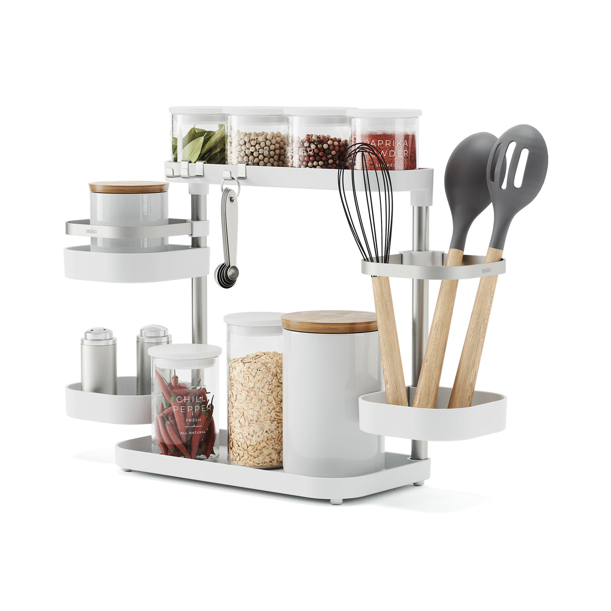 ORGANIZADOR MULTINIVEL HOLSTER BLANCO/NÍQUEL