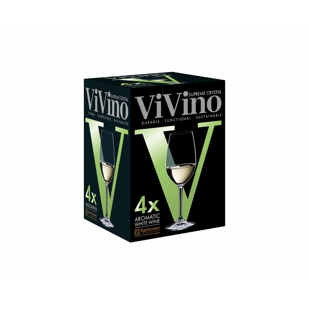 Vino blanco aromático juego de 4 Vivino