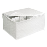 Vinyl Stemware Chest White