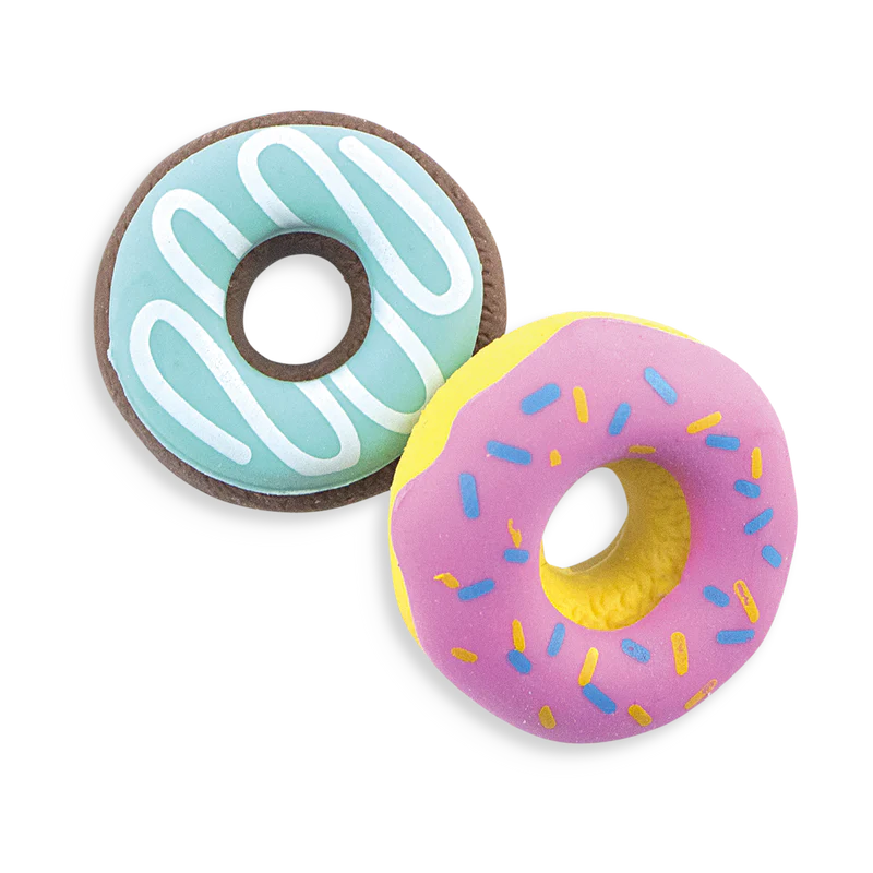Gomas de borrar con forma de donuts