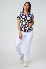 CAMISAS ESTAMPADAS DE LUNA NEGRA Y ESTRELLAS