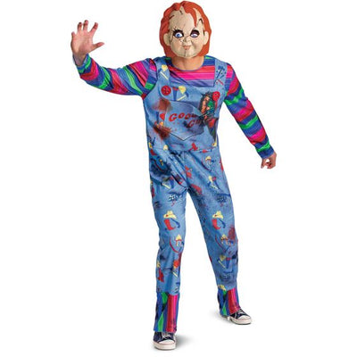 DISFRAZ DE CHUCKY DE LUJO PARA ADULTO