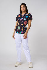 CAMISAS CON ESTAMPADO DE GALAXIA