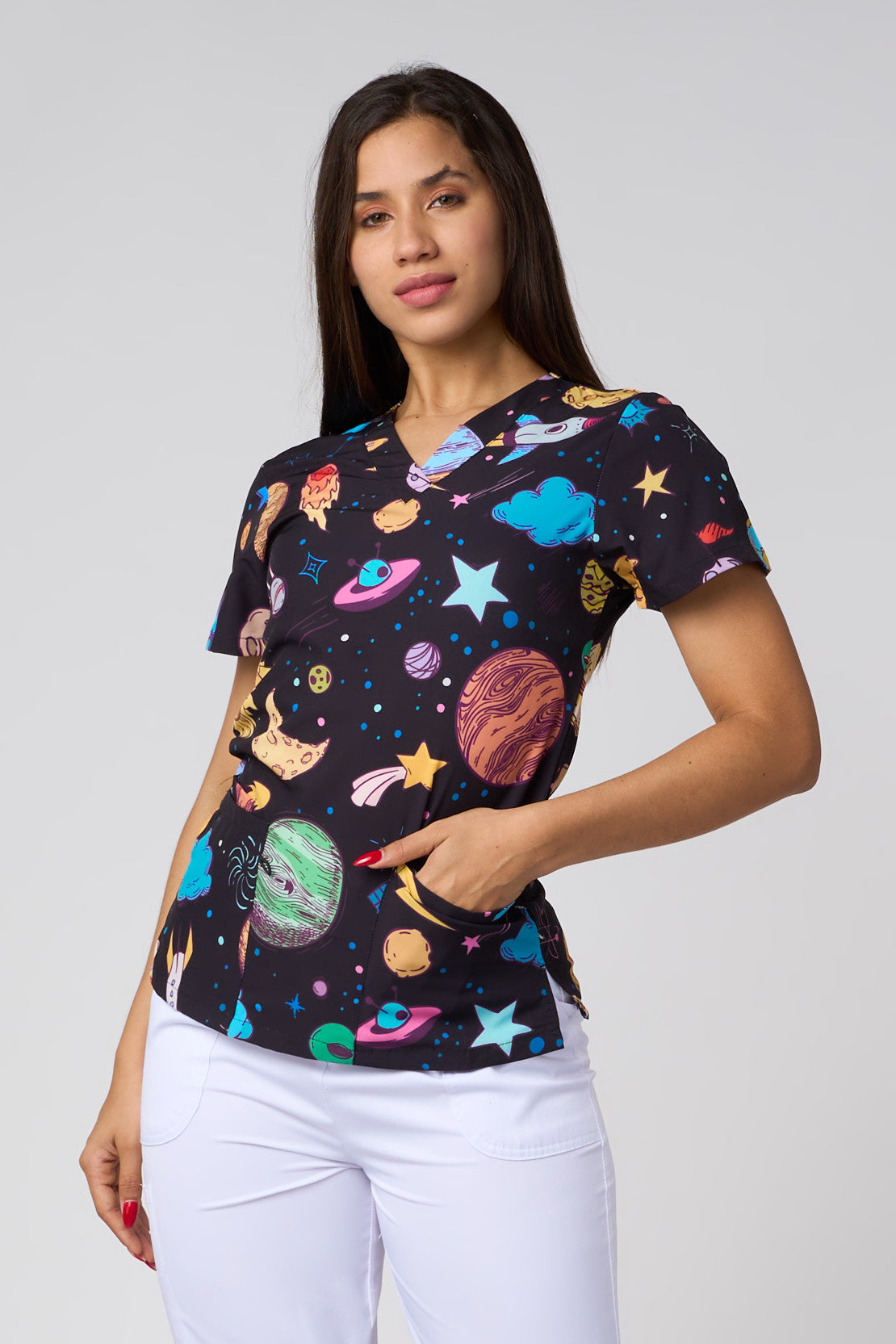 CAMISAS CON ESTAMPADO DE GALAXIA