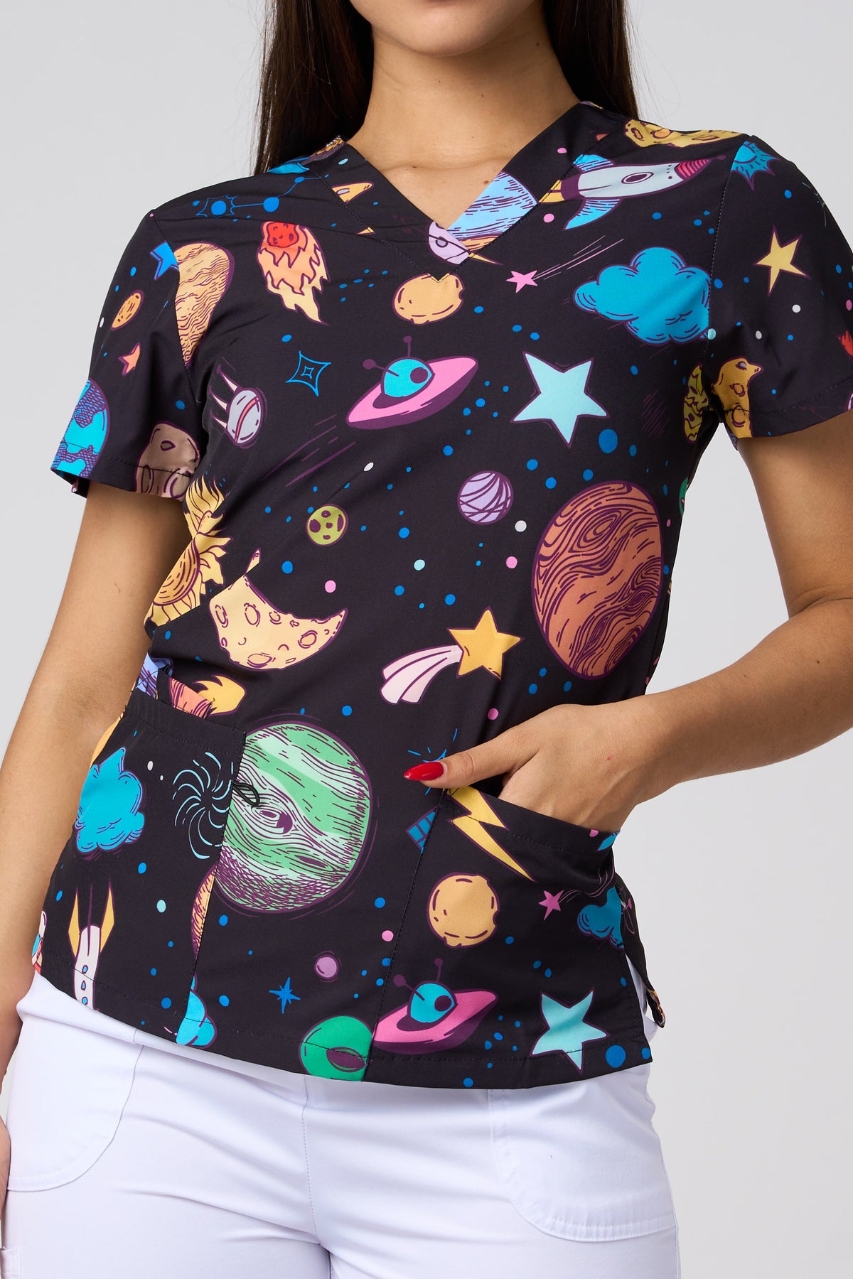 CAMISAS CON ESTAMPADO DE GALAXIA