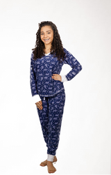 Conjunto de pijama Fireside azul