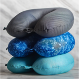 Almohada de viaje Blue Flurries