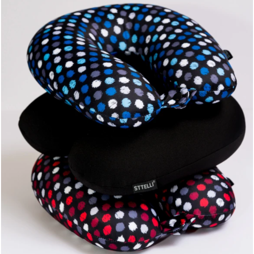 Almohada de viaje Blue Flurries
