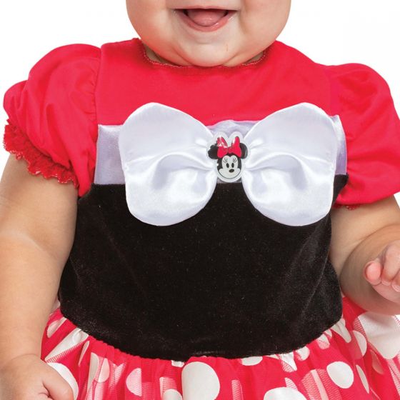 Minnie Mouse Rojo Lujoso Bebé