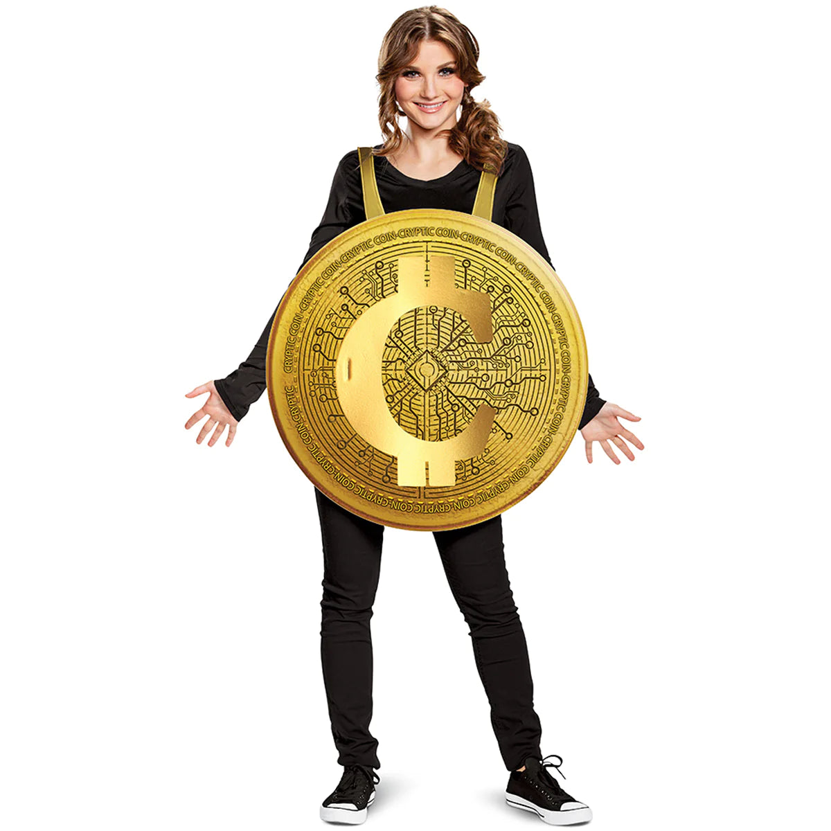 Disfraz de adulto de criptomoneda