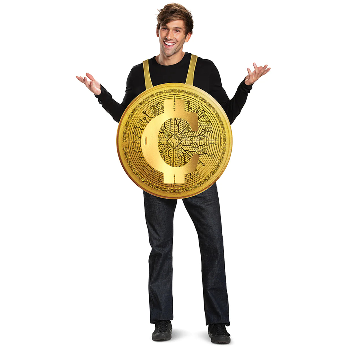 Disfraz de adulto de criptomoneda