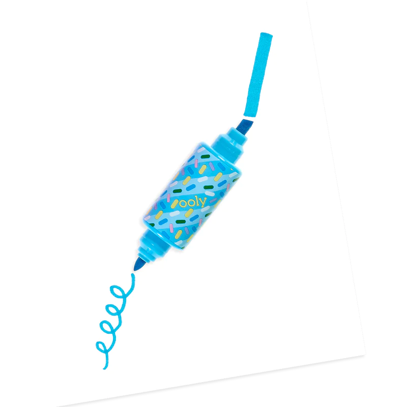 Rotuladores fluorescentes de doble punta con aroma Sugar Joy