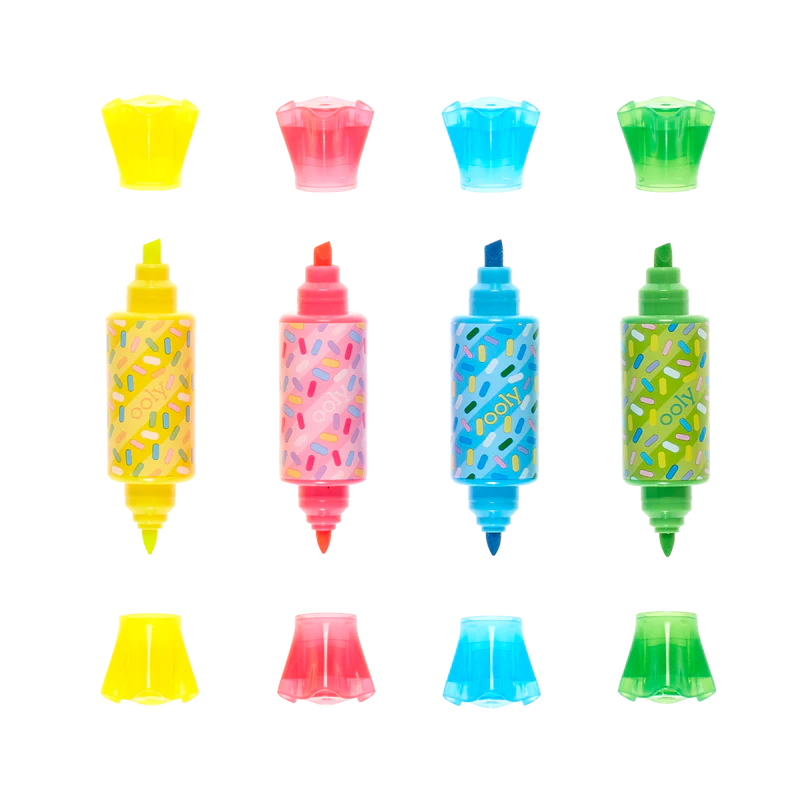 Rotuladores fluorescentes de doble punta con aroma Sugar Joy